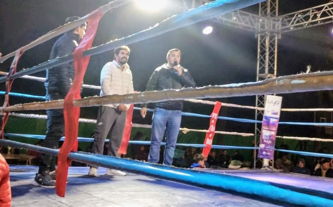 EL INTENDENTE CR. RAFAEL FRÍAS PRESENTE EN LA NOCHE DE BOXEO EN MIRAFLORES 🥊🥊‼️
