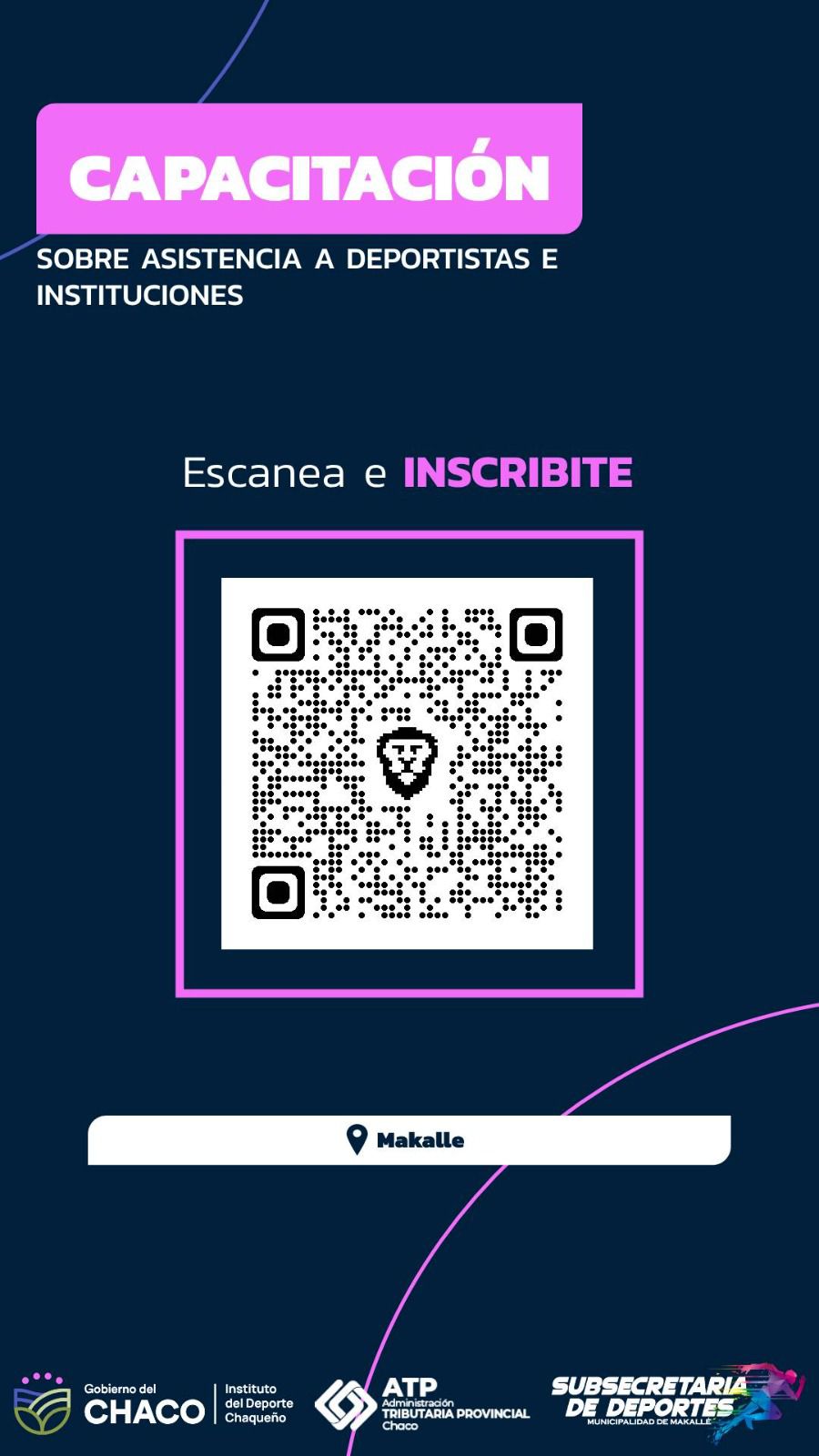 CAPACITACIÓN SOBRE ASISTENCIA A DEPORTISTAS E INSTITUCIONES DEPORTIVAS EN MAKALLÉ.