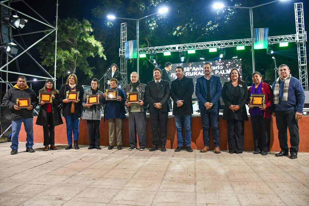 58º AÑOS DE LA VILLA RURAL EL PALMAR: EL GOBIERNO PROVINCIAL ACOMPAÑÓ EL ACTO ANIVERSARIO CENTRAL.