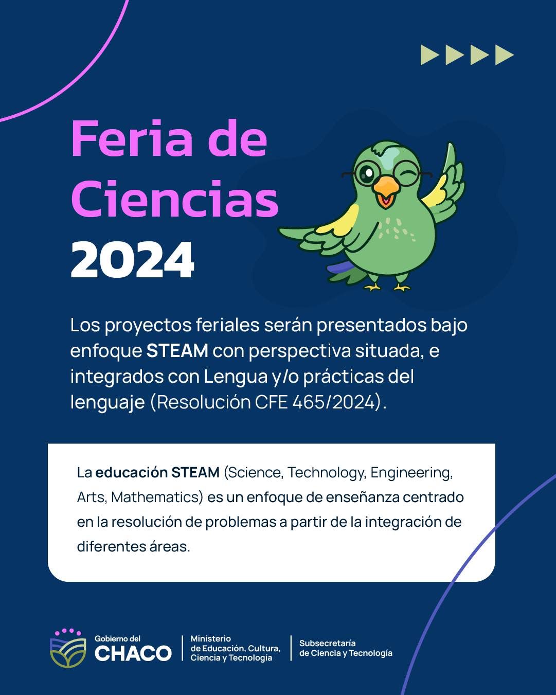 FERIA DE CIENCIAS 2024: ÚLTIMOS DÍAS DE INSCRIPCIÓN.