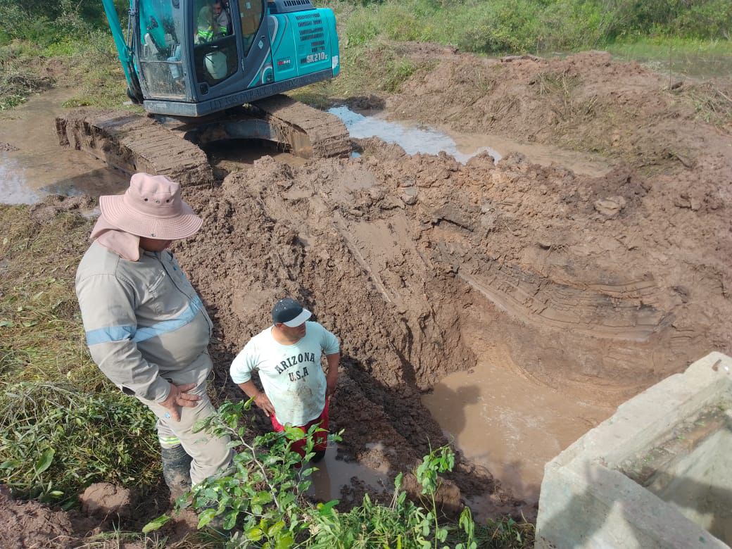 SAMEEP REPARÓ EL ACUEDUCTO PUERTO LAVALLE Y SE NORMALIZA EL SERVICIO A LA ZONA.