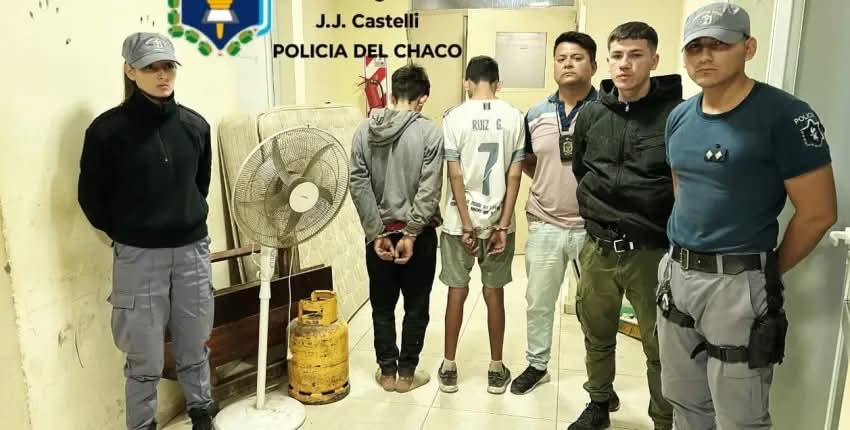 J.J CASTELLI: DESVALIJARON UNA CASA Y CAYERON LOS SOSPECHOSOS: UNO ES MENOR DE EDAD.