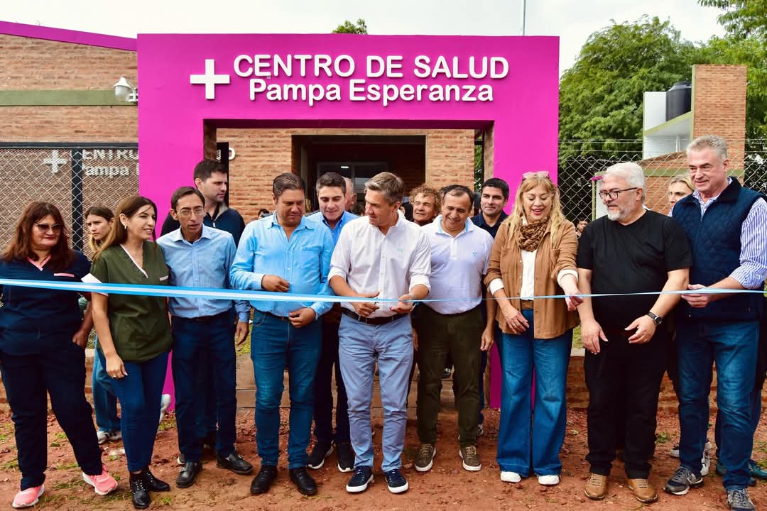 EL GOBERNADOR ZDERO INAUGURÓ LA CONSTRUCCIÓN DEL CENTRO DE SALUD EN EL PARAJE PAMPA ESPERANZA- QUITILIPI.