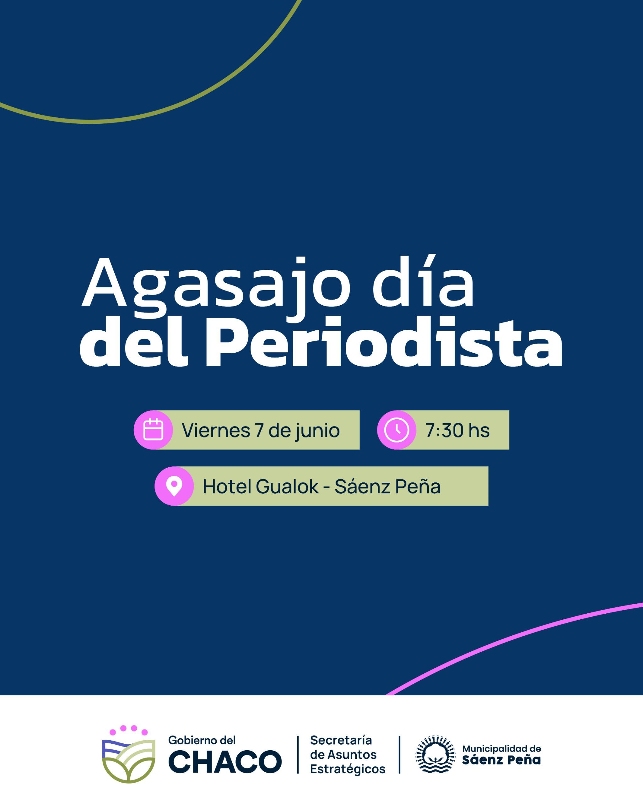 EL GOBIERNO PROVINCIAL AGASAJARÁ A LOS PERIODISTAS EN SU DÍA.