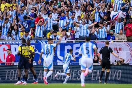 CON GOL DE DI MARÍA, ARGENTINA DERROTÓ A ECUADOR POR LA MÍNIMA.