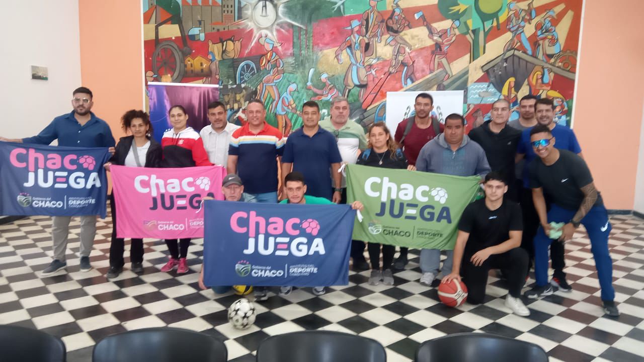 LAS PALMAS: EL INSTITUTO DEL DEPORTE CHAQUEÑO PRESENTÓ “CHACO JUEGA”.