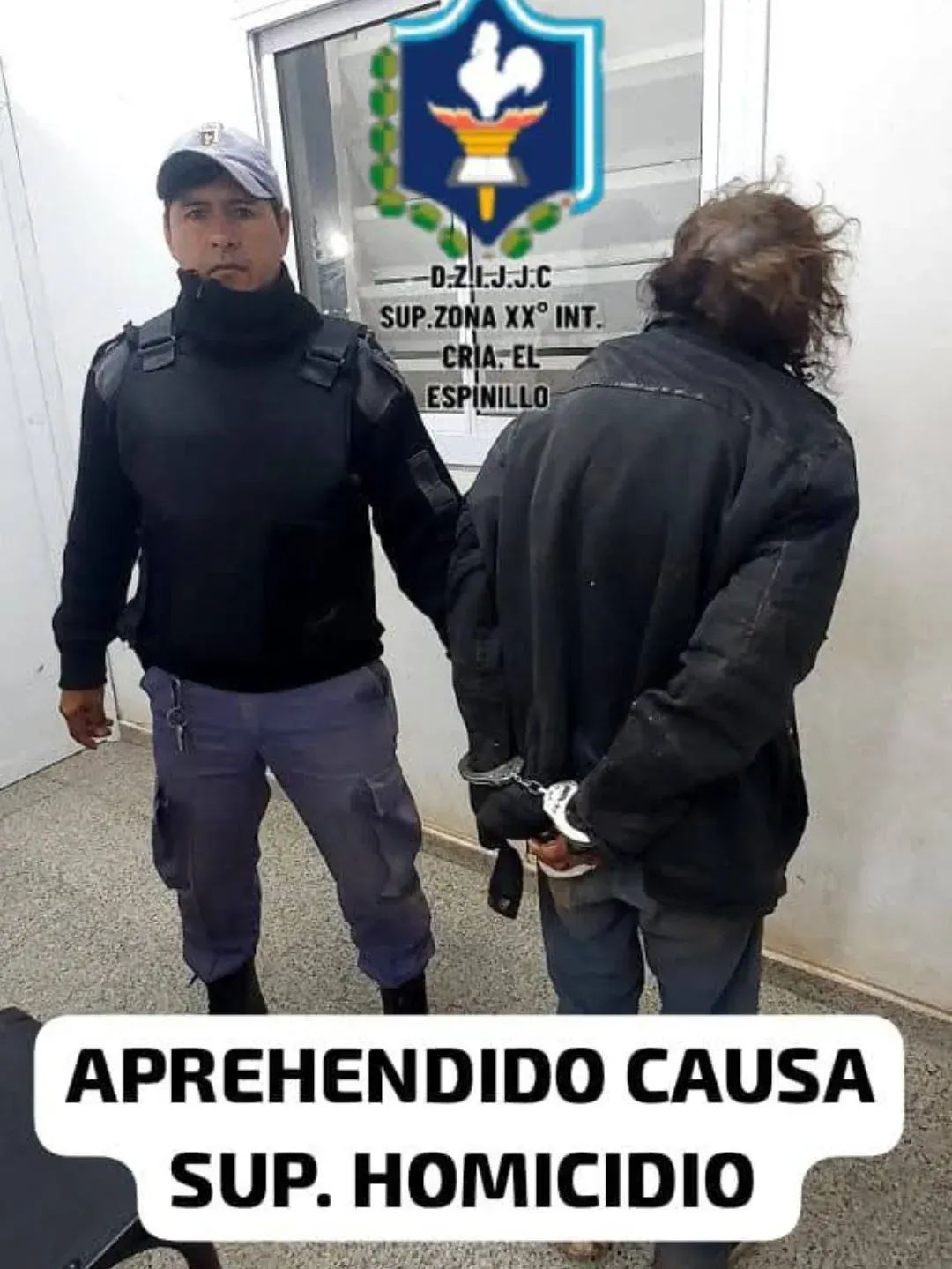 EL ESPINILLO: DETUVIERON AL SUPUESTO HOMICIDA  DEL PARAJE LOS MANANTIALES. 