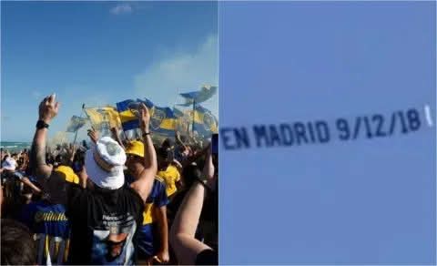 MUNDIAL DE CLUBES: EL BANDERAZO DE BOCA FUE INTERRUMPIDO POR UNA CARGADA DE RIVER.
