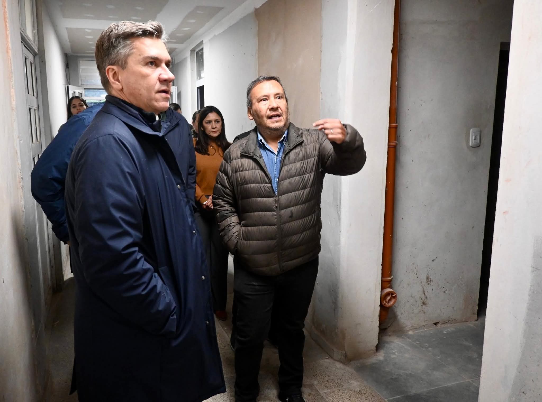 TRABAJOS CLAVES PARA LA INCLUSIÓN: EL GOBERNADOR ZDERO CONSTATÓ EL AVANCE DE OBRAS EN EL CENOVI.