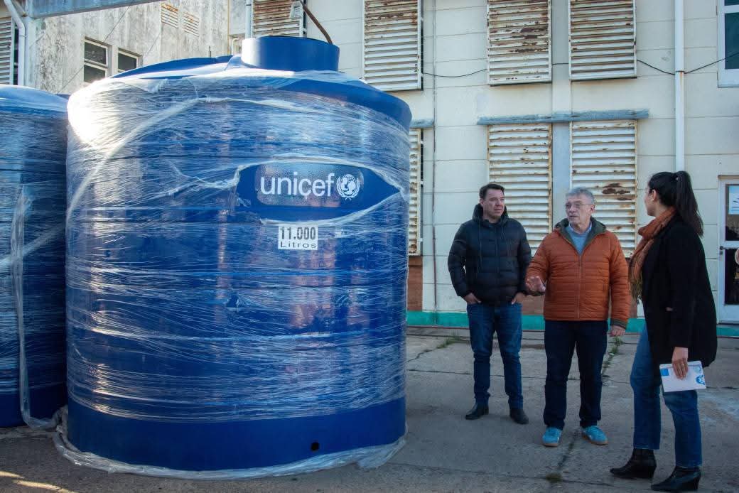 CONVENIO CHACO-UNICEF: SE COMENZARÁN A INSTALAR  TANQUES DE AGUA EN EL INTERIOR PROVINCIAL.