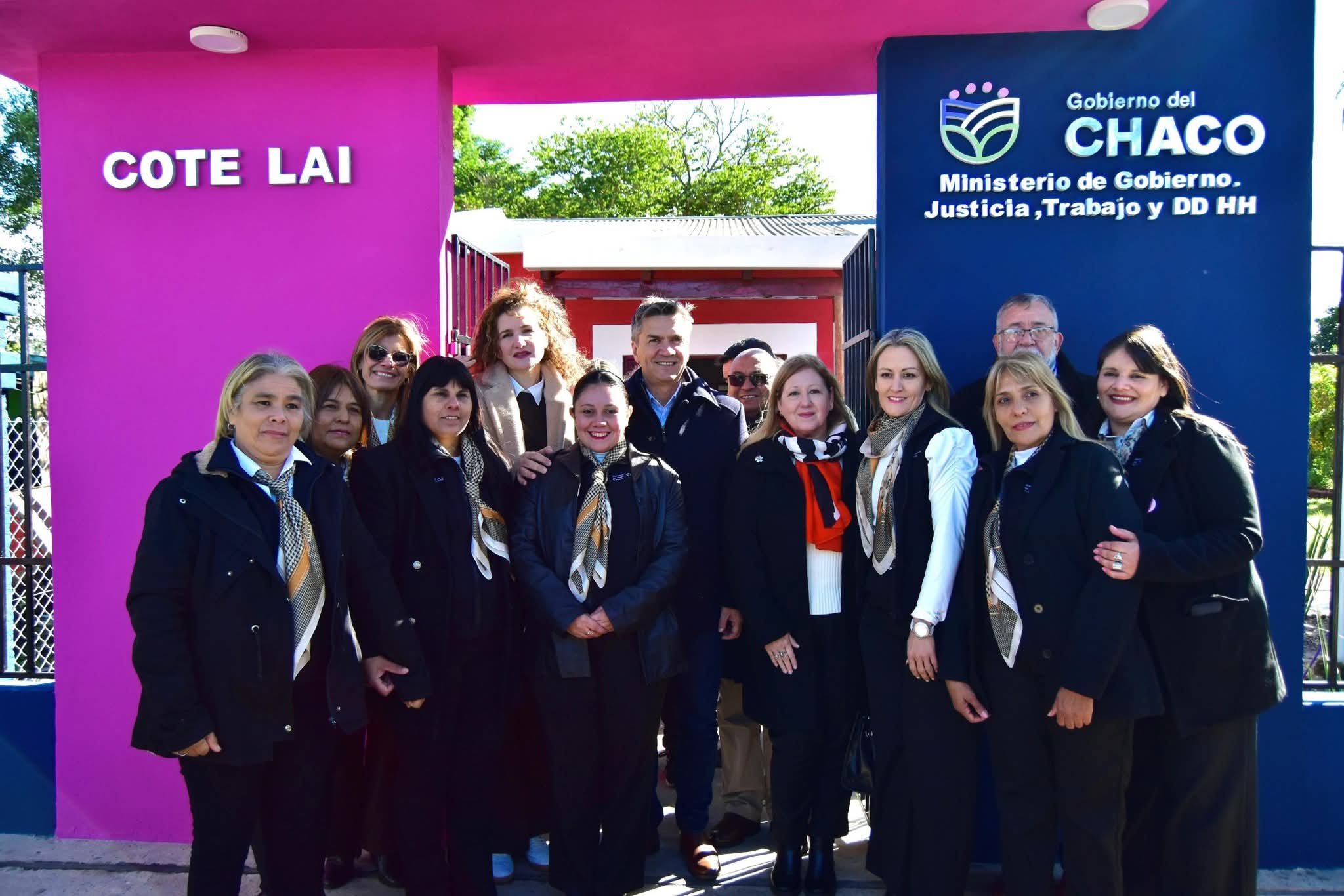 COTE LAI: EL GOBERNADOR ZDERO INAUGURÓ EL NUEVO REGISTRO CIVIL.