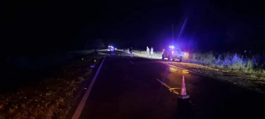 TRES ISLETAS: FATAL CHOQUE ENTRE UNA MOTOCICLETA Y UNA CAMIONETA SOBRE LA RUTA N° 95, DEJÓ SIN VIDA A UN HOMBRE. 