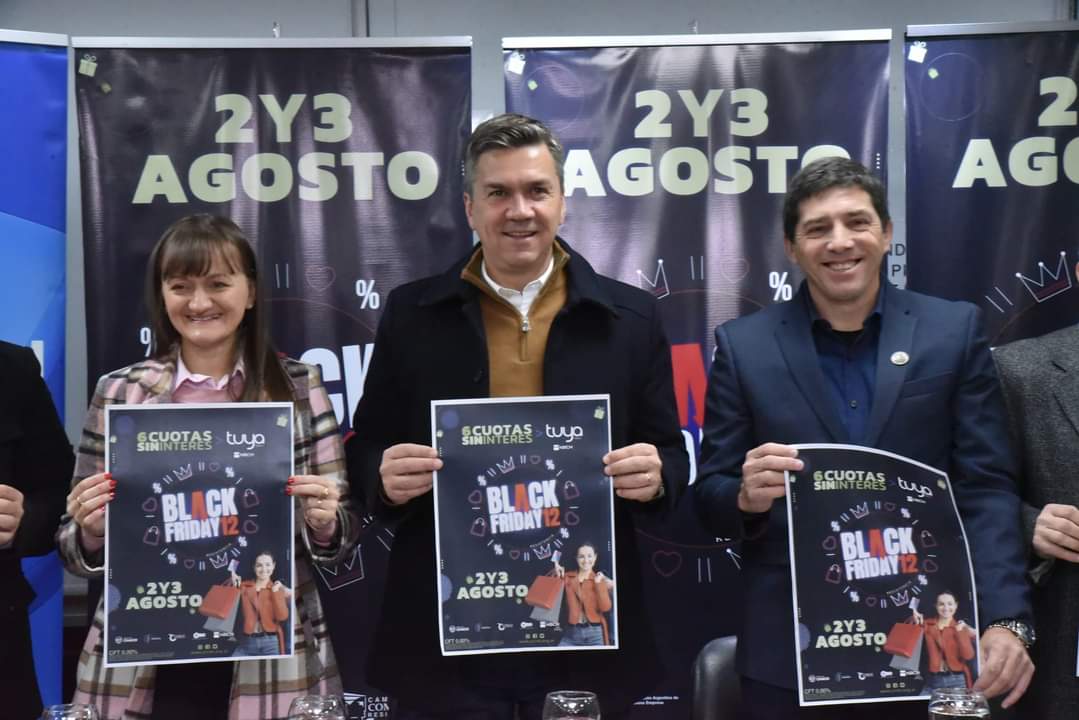 EL 2 Y 3 DE AGOSTO VUELVE EL BLACK FRIDAY A RESISTENCIA: “ES UN BENEFICIO PARA EL COMERCIO Y PARA TODA LA GENTE”, DIJO EL GOBERNADOR ZDERO.