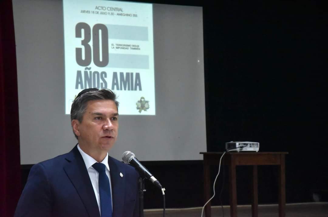 ZDERO ACOMPAÑÓ EL ACTO POR EL 30° ANIVERSARIO DEL ATENTADO A LA AMIA.