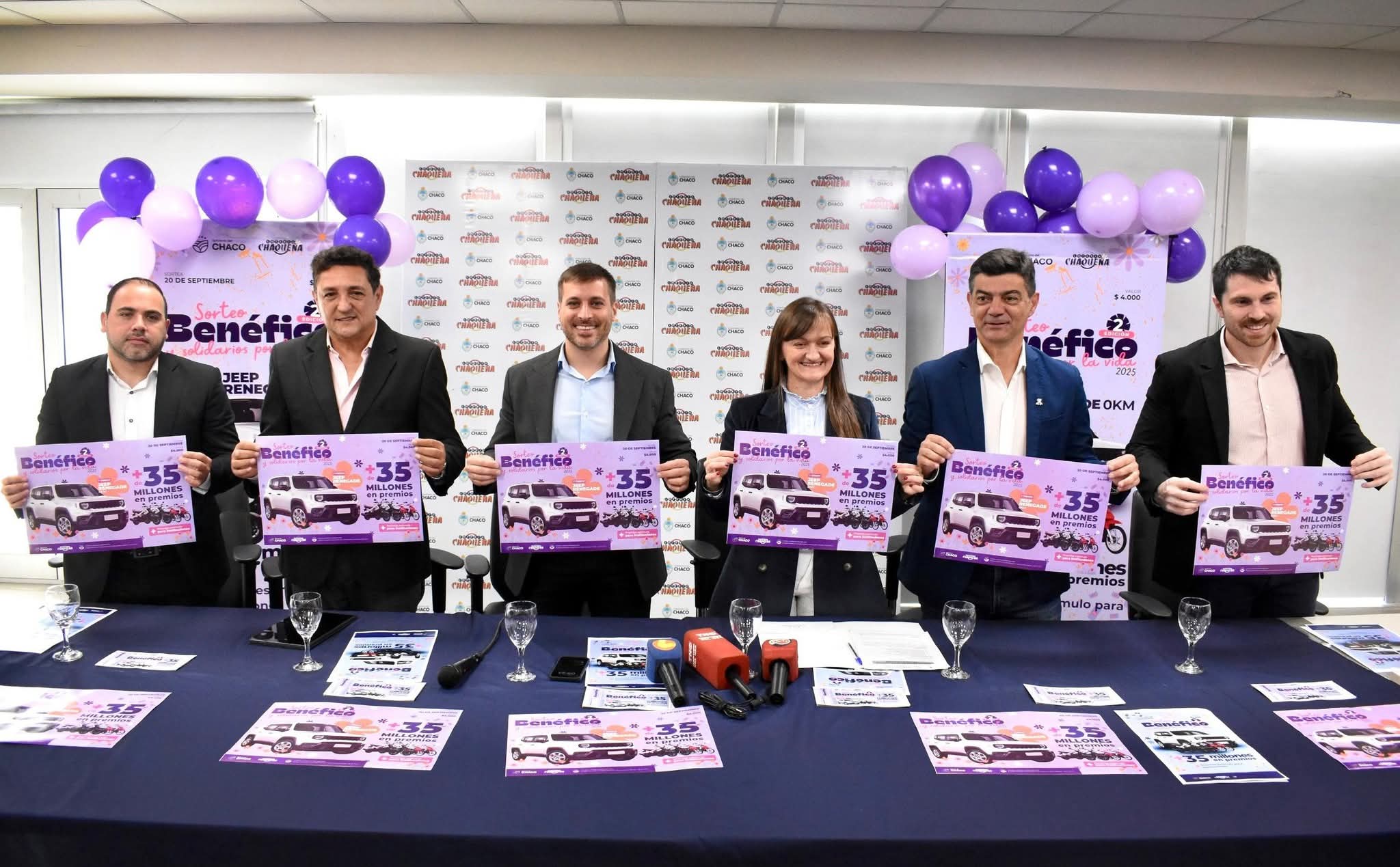 LA VICEGOBERNADORA SCHNEIDER LANZÓ LA SEGUNDA EDICIÓN DEL SORTEO BENÉFICO Y SOLIDARIO POR LA VIDA.