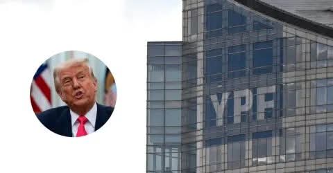 DONALD TRUMP PROMETIÓ RESPALDAR A ARGENTINA PARA FRENAR LA ENTREGA DE ACCIONES DE YPF.