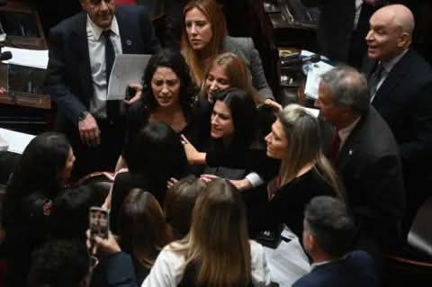 DOS DIPUTADAS CASI SE VAN A LOS GOLPES EN EL CONGRESO: LEVANTARON LA SESIÓN.
