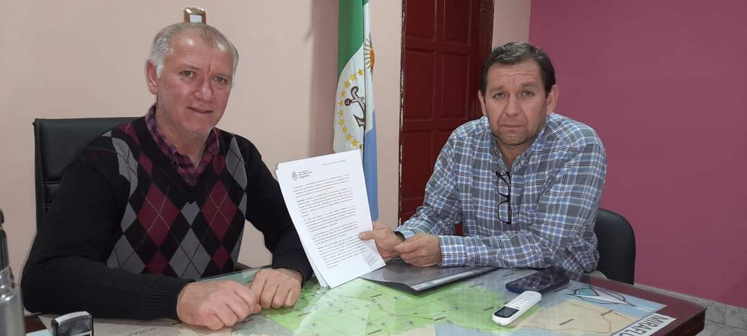 EL INTENDENTE JORGE FRANK RUBRICÓ UN CONVENIO CON DESARROLLO SOCIAL DE LA NACIÓN. 