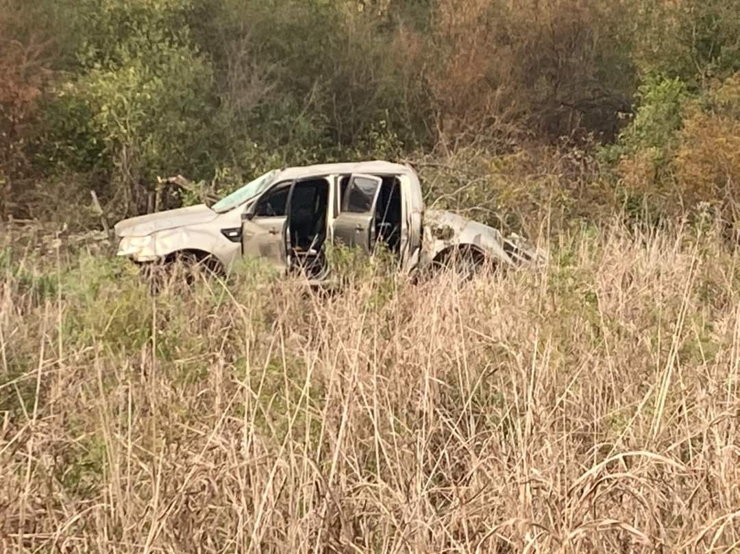 VILLA RÍO BERMEJITO: ACCIDENTE SOBRE RUTA 95. DOS PERSONAS HERIDAS. 