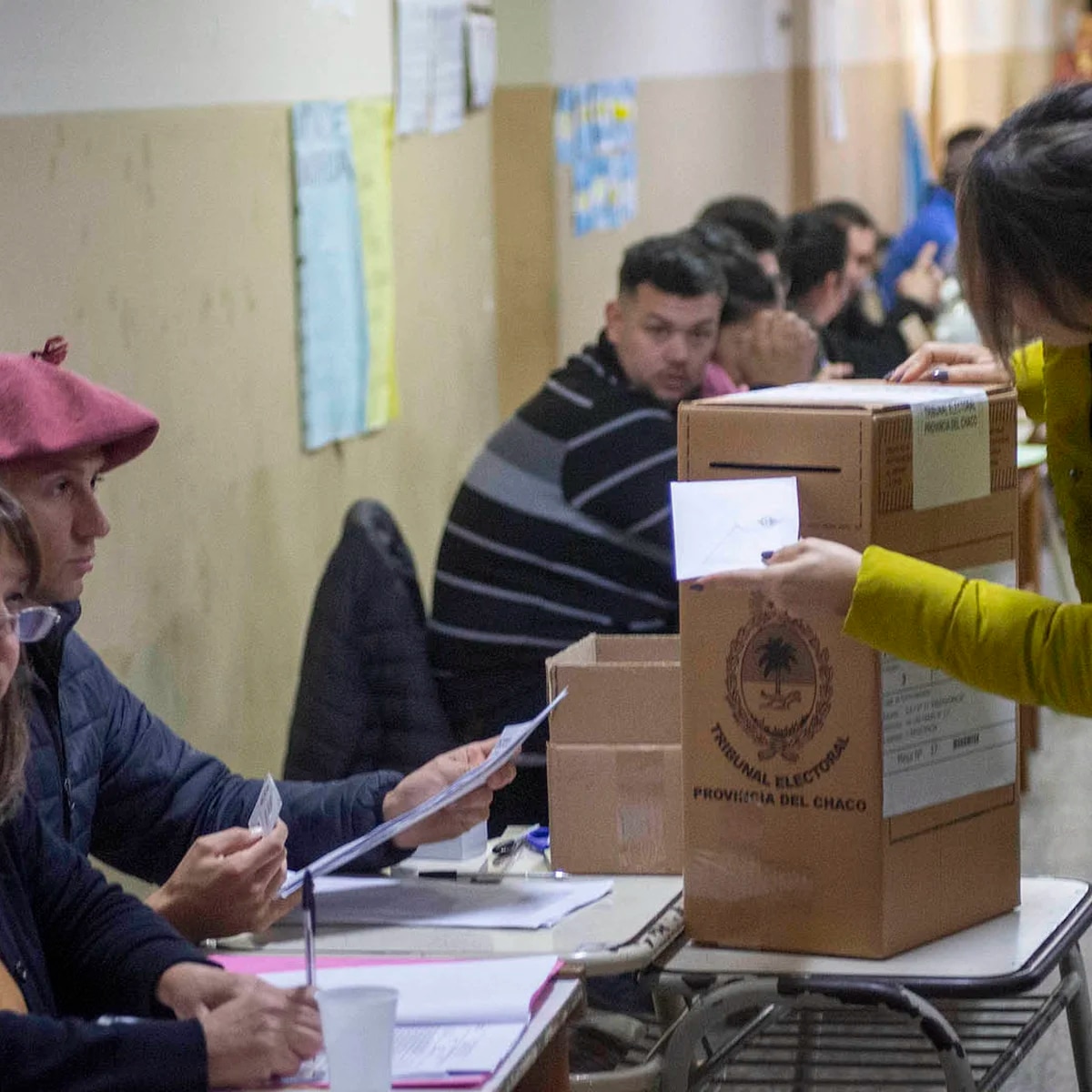 VOTO UN 42% DEL PADRÓN EN CHACO Y TAMBIÉN LOS PRINCIPALES CANDIDATOS. 