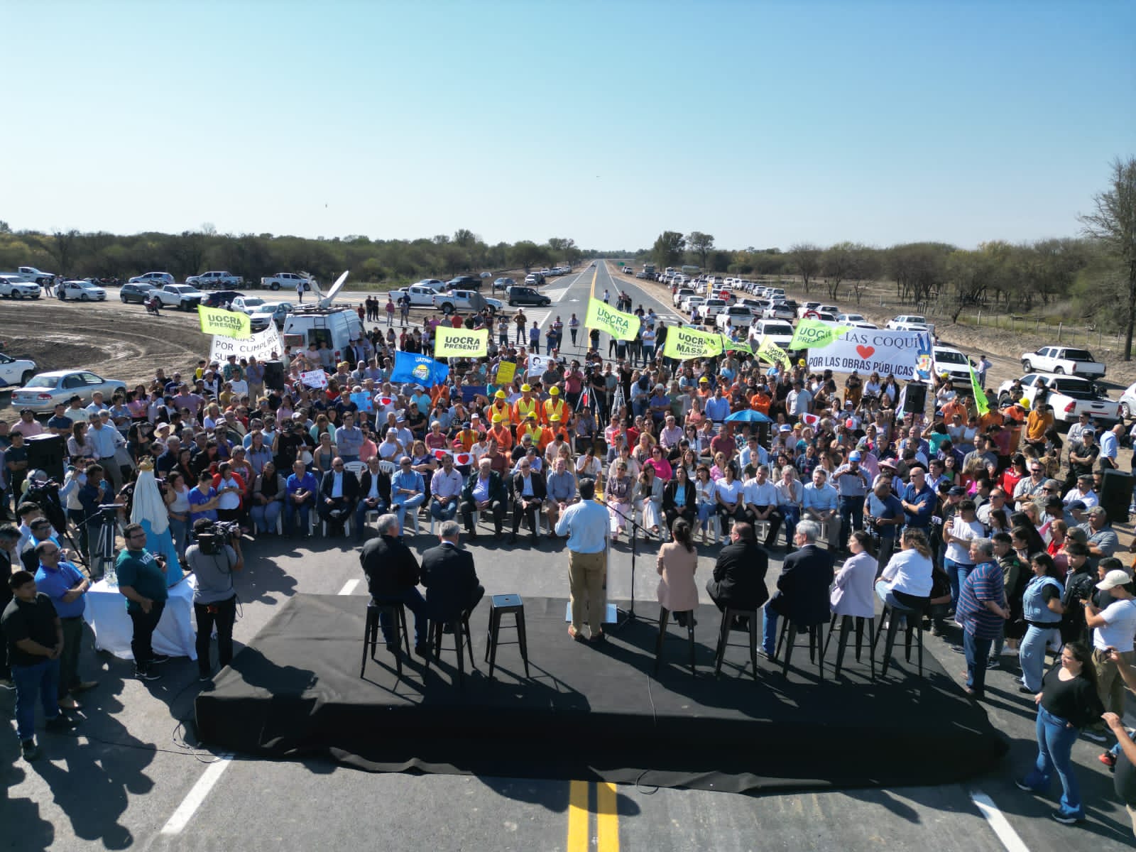 CAPITANICH INAUGURÓ 43 KM DE LA RUTA 13 
