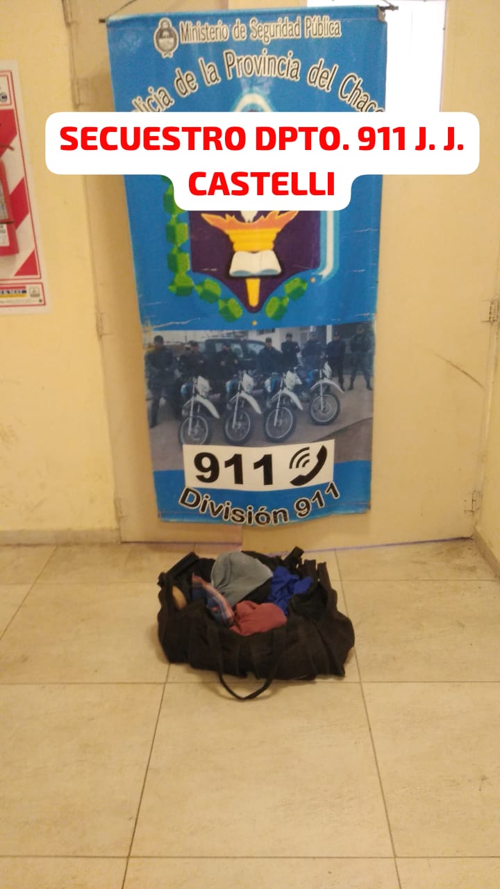 J J CASTELLI: SE METIÓ A UN DOMICILIO AJENO. QUISO ESCAPAR Y FUE DETENIDO POR PERSONAL POLICIAL DEL 911. 