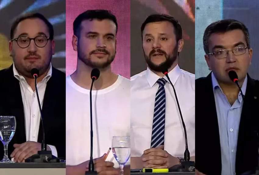 TENSOS CRUCES Y CHICANAS DURANTE EL DEBATE ELECTORAL ENTRE LOS CANDIDATOS A DIPUTADOS PROVINCIALES. 