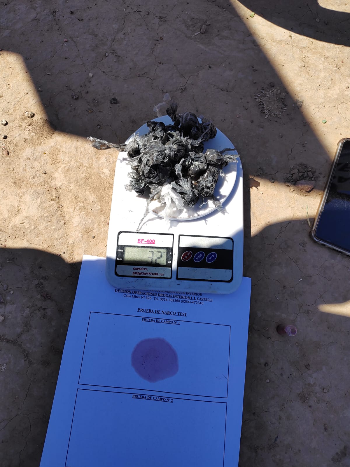 MIRAFLORES: VENÍA A VENDER DROGAS A JOVENES DE LA LOCALIDAD Y QUEDÓ DETENIDO. 