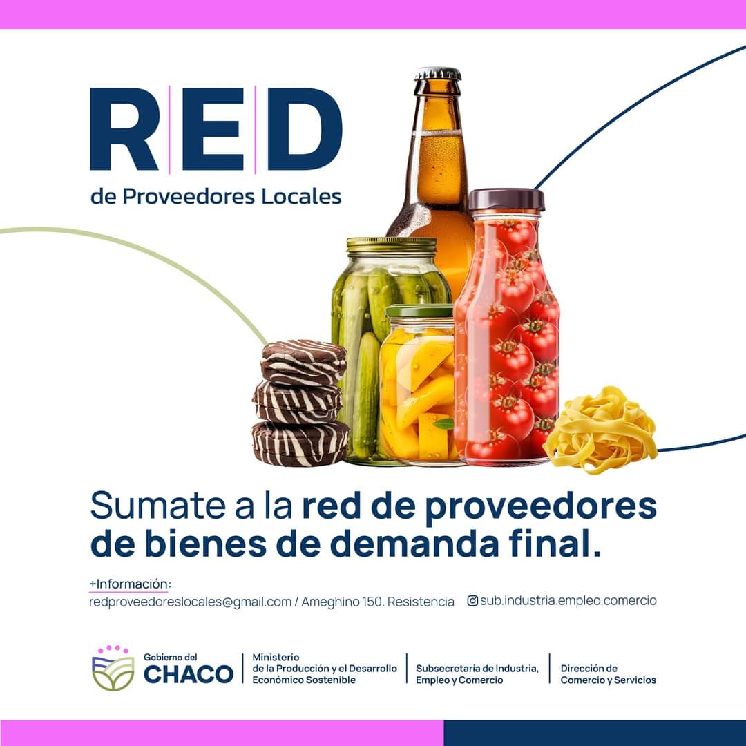 EL GOBIERNO OTORGA IMPORTANTES BENEFICIOS IMPOSITIVOS A LOS COMERCIOS CHAQUEÑOS QUE OFREZCAN EN SUS GÓNDOLAS BIENES ELABORADOS EN TERRITORIO PROVINCIAL.