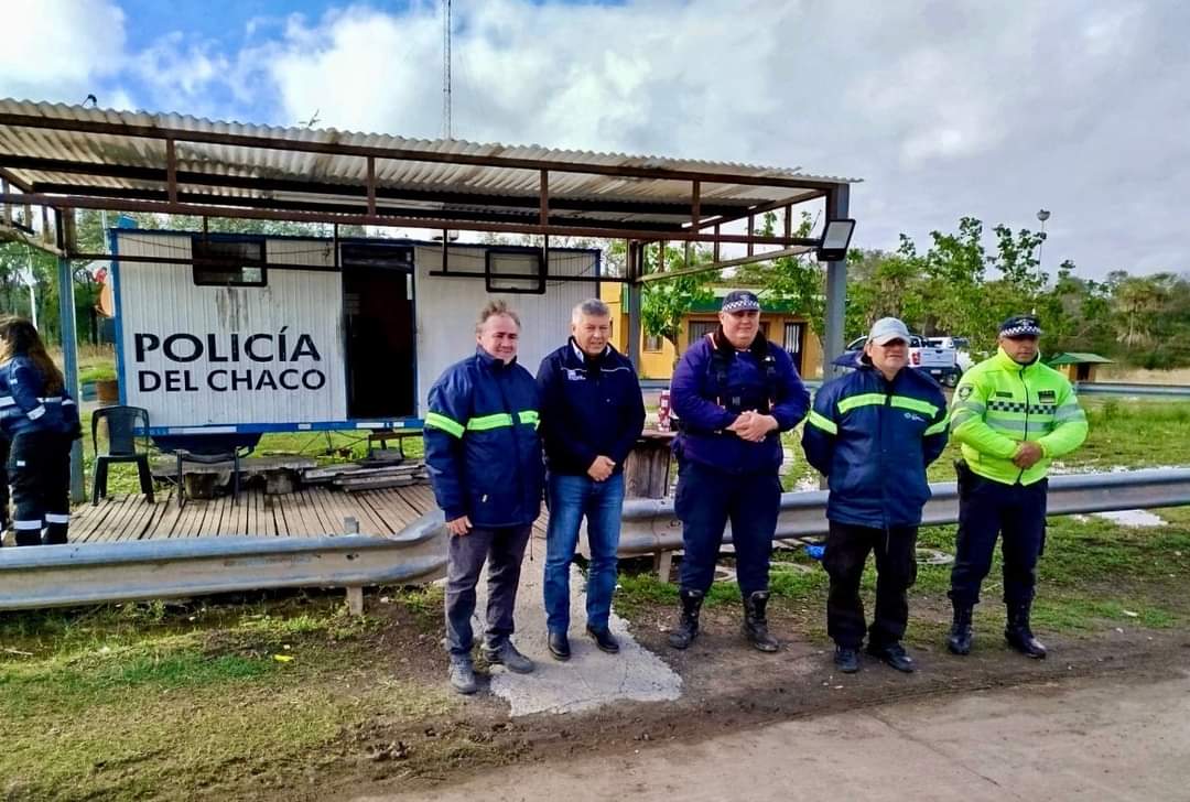 EL MINISTRO DE SEGURIDAD SUPERVISÓ EL PUESTO POLICIAL DE LA RUTA 11, EN JURISDICCIÓN DE MARGARITA BELÉN.