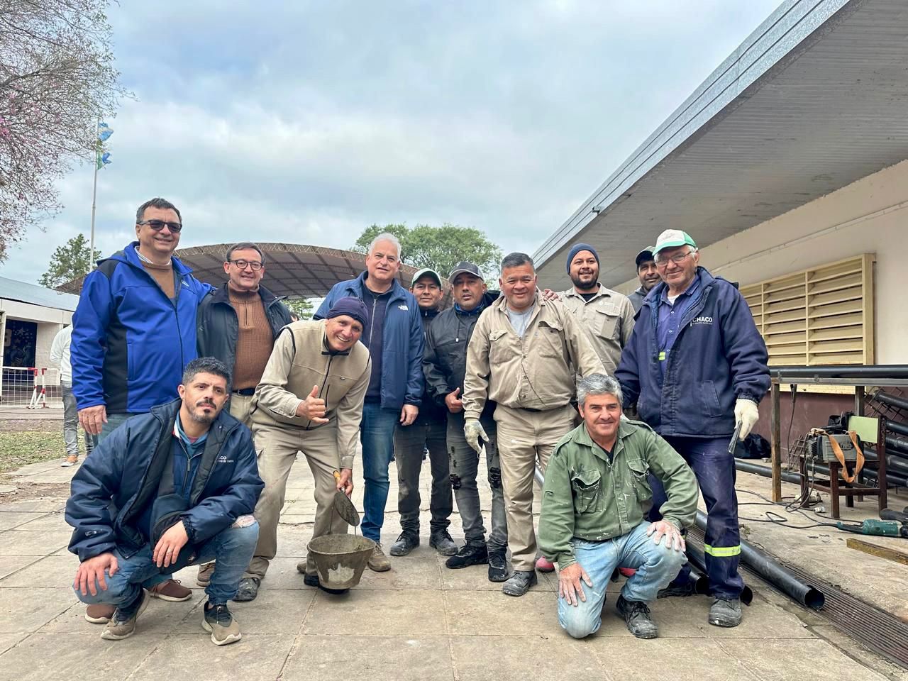 LAS PALMAS: EL GOBIERNO PROVINCIAL EJECUTA OBRAS CLAVES EN LA E.E.P. N° 16 “CARLOS HARDY”.