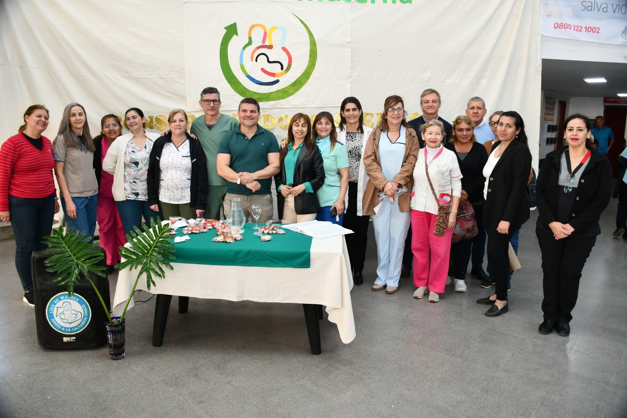 CHACO LANZÓ LA SEMANA MUNDIAL DE LA LACTANCIA MATERNA EN EL HOSPITAL PERRANDO.