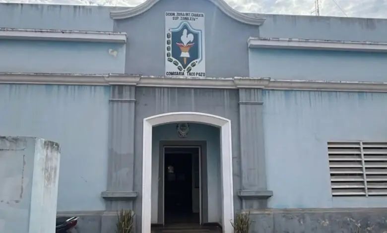SE DISPUSO LA INTERVENCIÓN DE LA COMISARÍA DE TACO POZO.