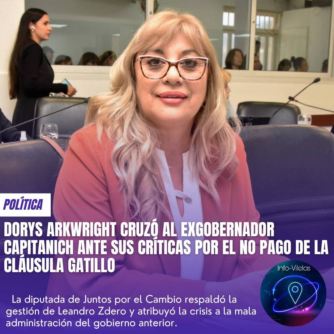 DORYS ARKWRIGTH RESPONDIÓ A CAPITANICH: 