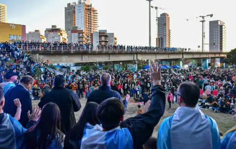 ÁNGELES DEL PUENTE CUMPLEN DOS AÑOS PATRULLANDO EL PUENTE GENERAL BELGRANO.