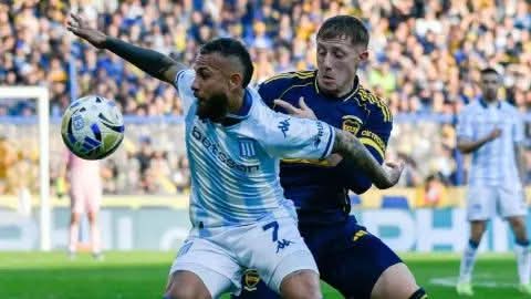 BOCA SE SALVÓ DE OTRA DERROTA CON UN GOL AGÓNICO Y EMPATÓ 1 A 1 CONTRA RACING 