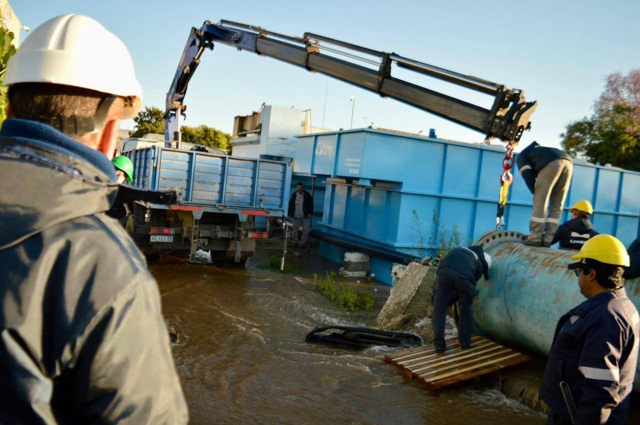 SAMEEP CULMINÓ CON ÉXITO LAS INTERVENCIONES EN LA PLANTA POTABILIZADORA DEL ÁREA METROPOLITANA.