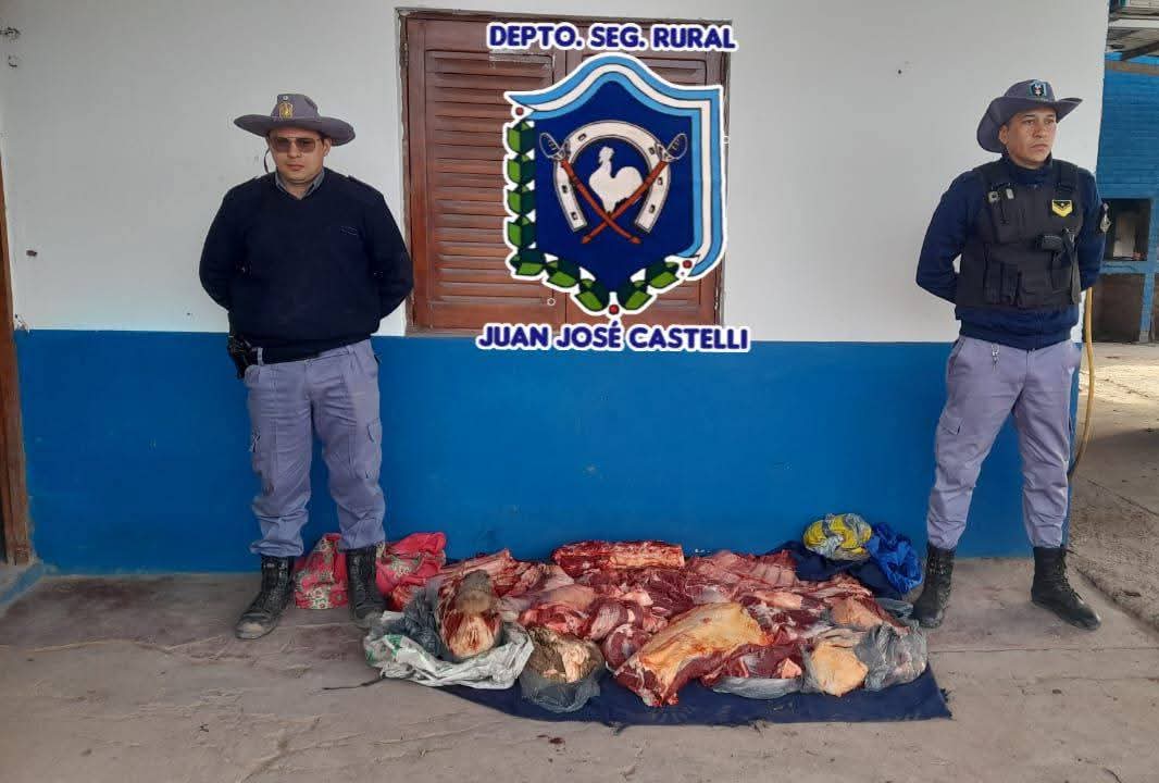 80 KILOS DE CARNE EN MAL ESTADO FUERON SECUESTRADOS EN UN CONTROL VEHÍCULAR.