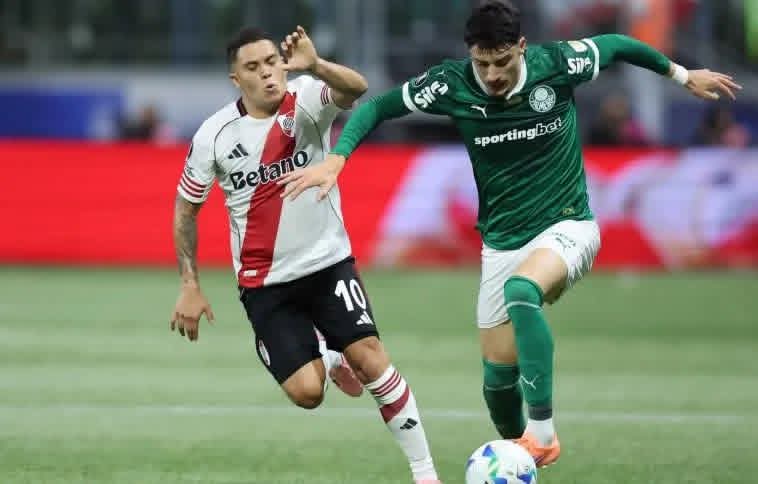 RIVER NO PUDO ANTE PALMEIRAS EN BRASIL, PERDIÓ 3 A 1 Y QUEDÓ ELIMINADO DE LA COPA LIBERTADORES.