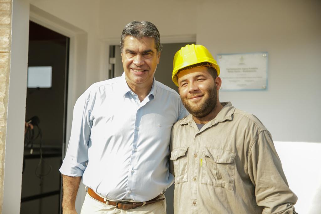 CAPITANICH SUPERVISÓ LA OBRA DE LA CISTERNA NORTE QUE ABASTECERÁ DE AGUA A 11.000 FAMILIAS DEL GRAN RESISTENCIA. 
