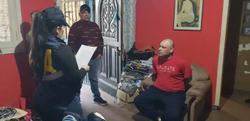 ASÍ FUE EL MOMENTO DE LA DETENCIÓN DE EZEQUIEL GUAZZORA. 