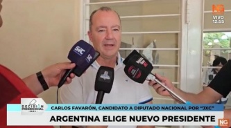 VOTÓ CARLOS FAVARON: 