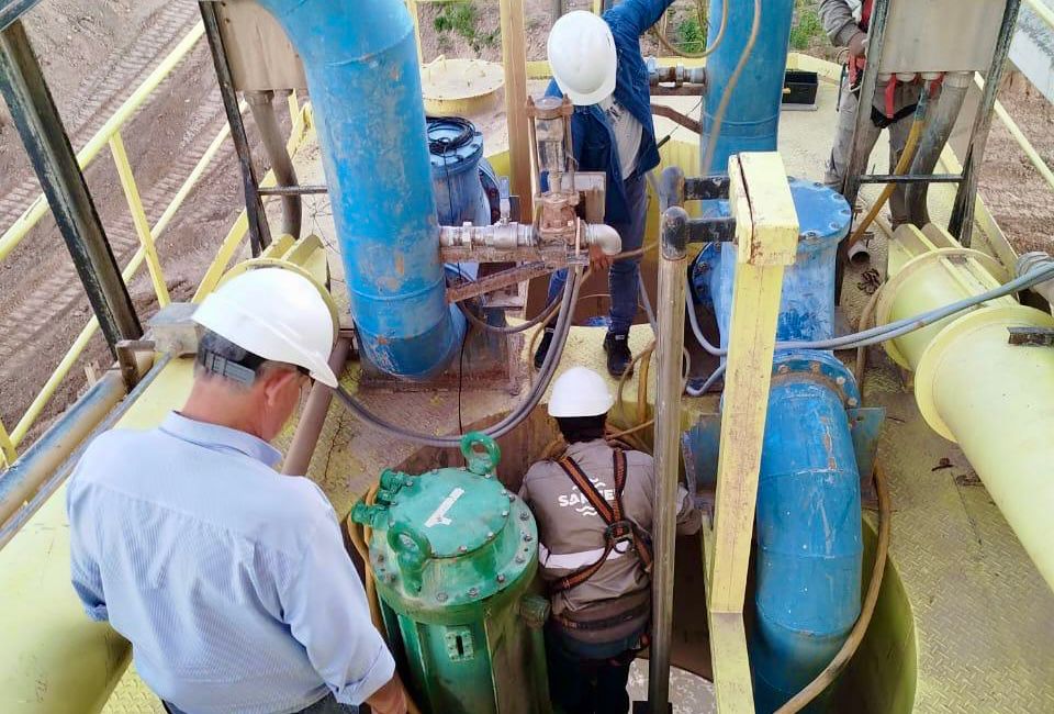 SAMEEP PUSO NUEVAMENTE EN FUNCIONAMIENTO LAS BOMBAS DE TOMA EN PUERTO LAVALLE.