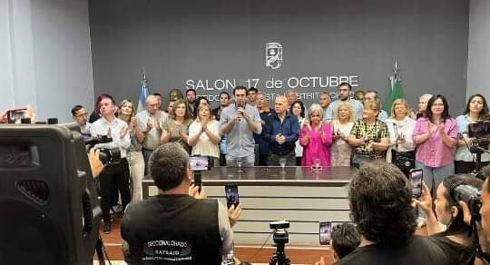 DIRIGENTES DEL PJ CHAQUEÑO LANZARO. LA CAMPAÑA 