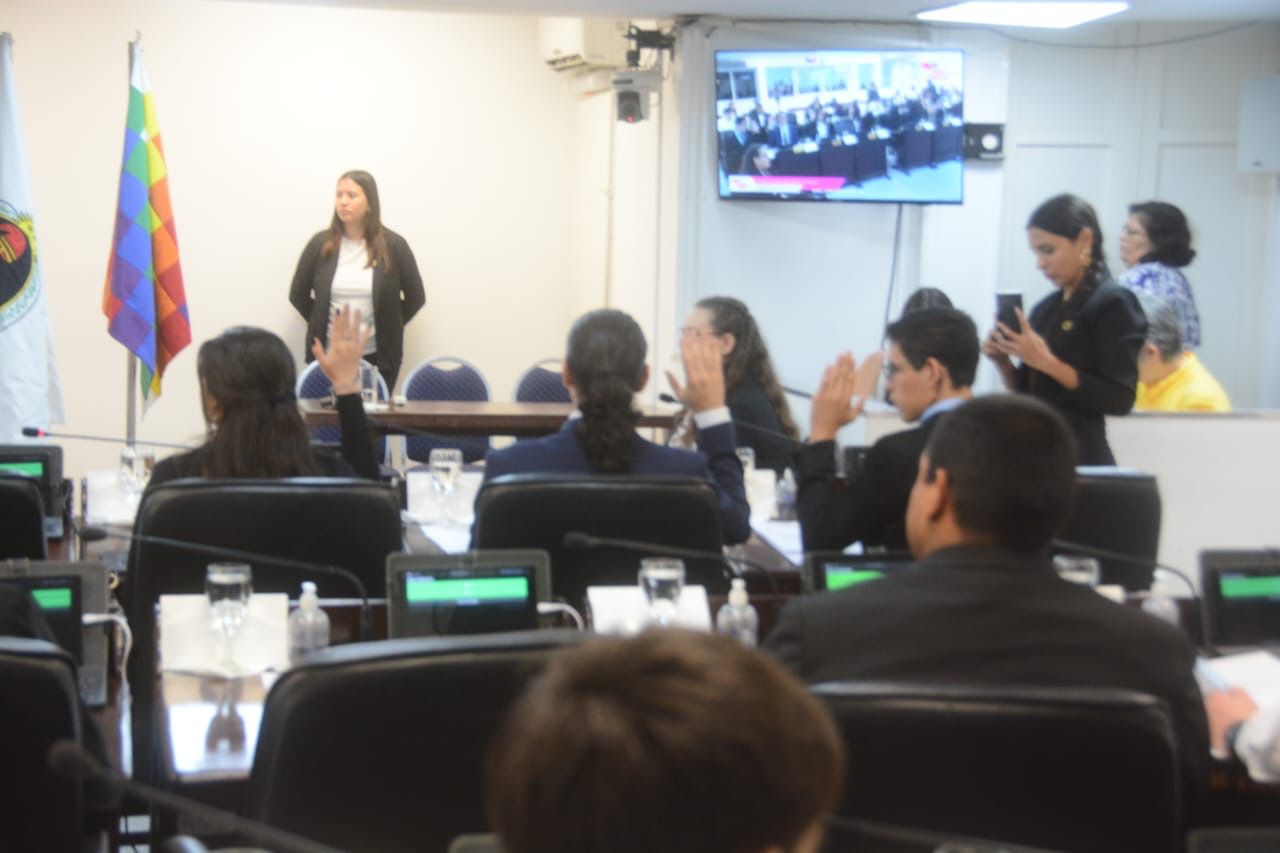 EDUCACIÓN: ESTUDIANTES DEBATIERON SOBRE ALIMENTACIÓN SALUDABLE, SALUD MENTAL Y BECAS EN EL PODER LEGISLATIVO JUVENIL.