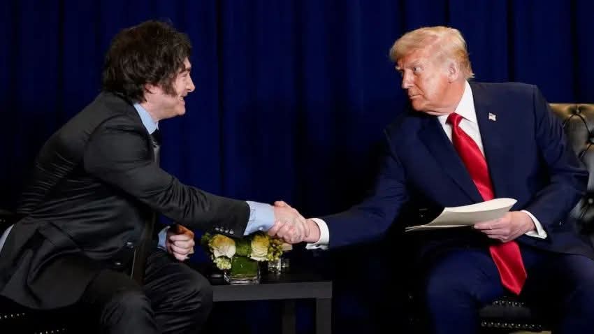 MILEI VIAJA A EE UU PARA SELLAR SU ALIANZA CON TRUMP TRAS EL ACUERDO FINANCIERO.