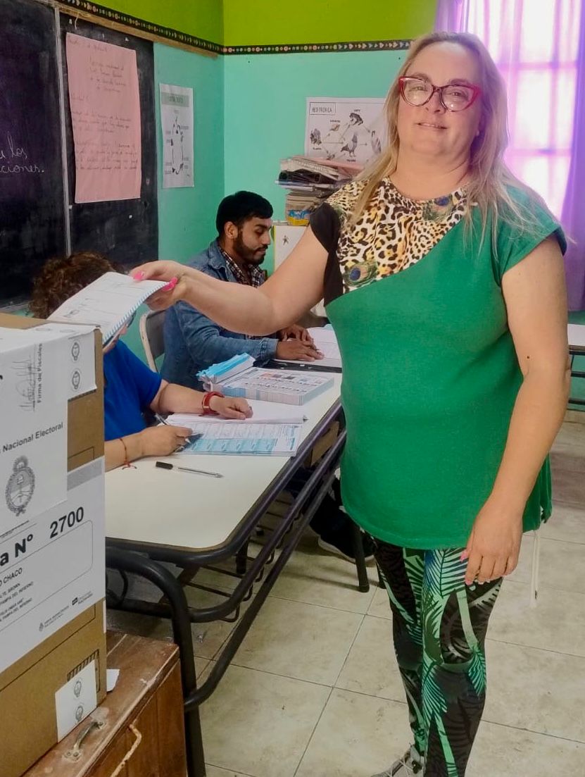 PAMPA DEl INFIERNO: “LA DEMOCRACIA SE FORTALECE CON EL VOTO DE CADA CHAQUEÑO” EXPRESÓ GLENDA SEIFERT.