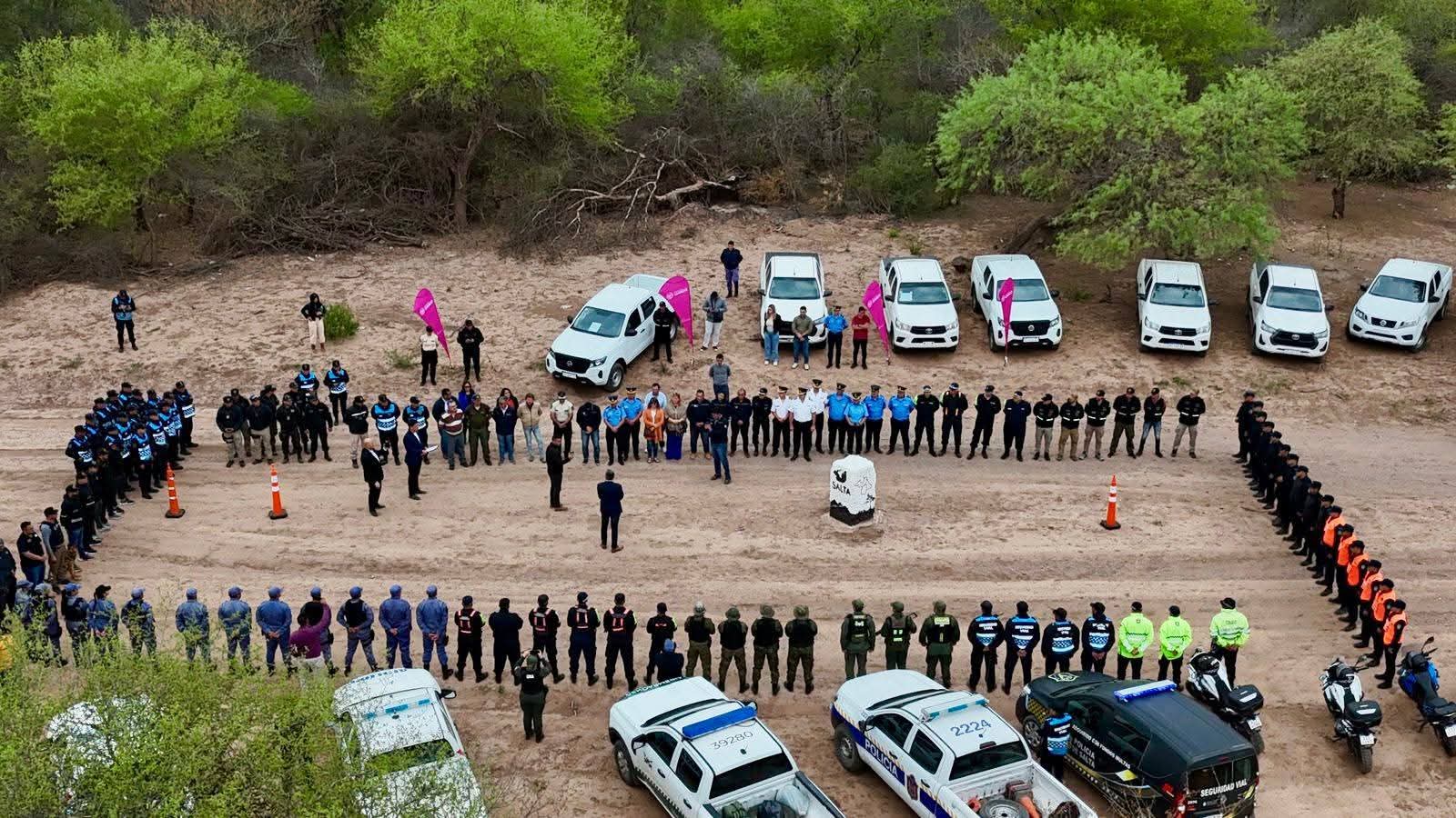 FUERTE OPERATIVO DE REFUERZO DE SEGURIDAD EN LA FRONTERA ENTRE CHACO, SALTA Y SANTIAGO DEL ESTERO.