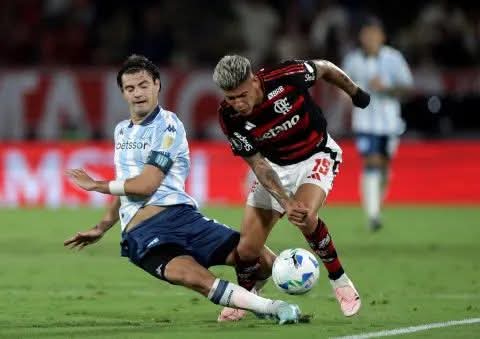 RACING PERDIÓ 1 A 0 CON FLAMENGO POR LA COPA LIBERTADORES. 
