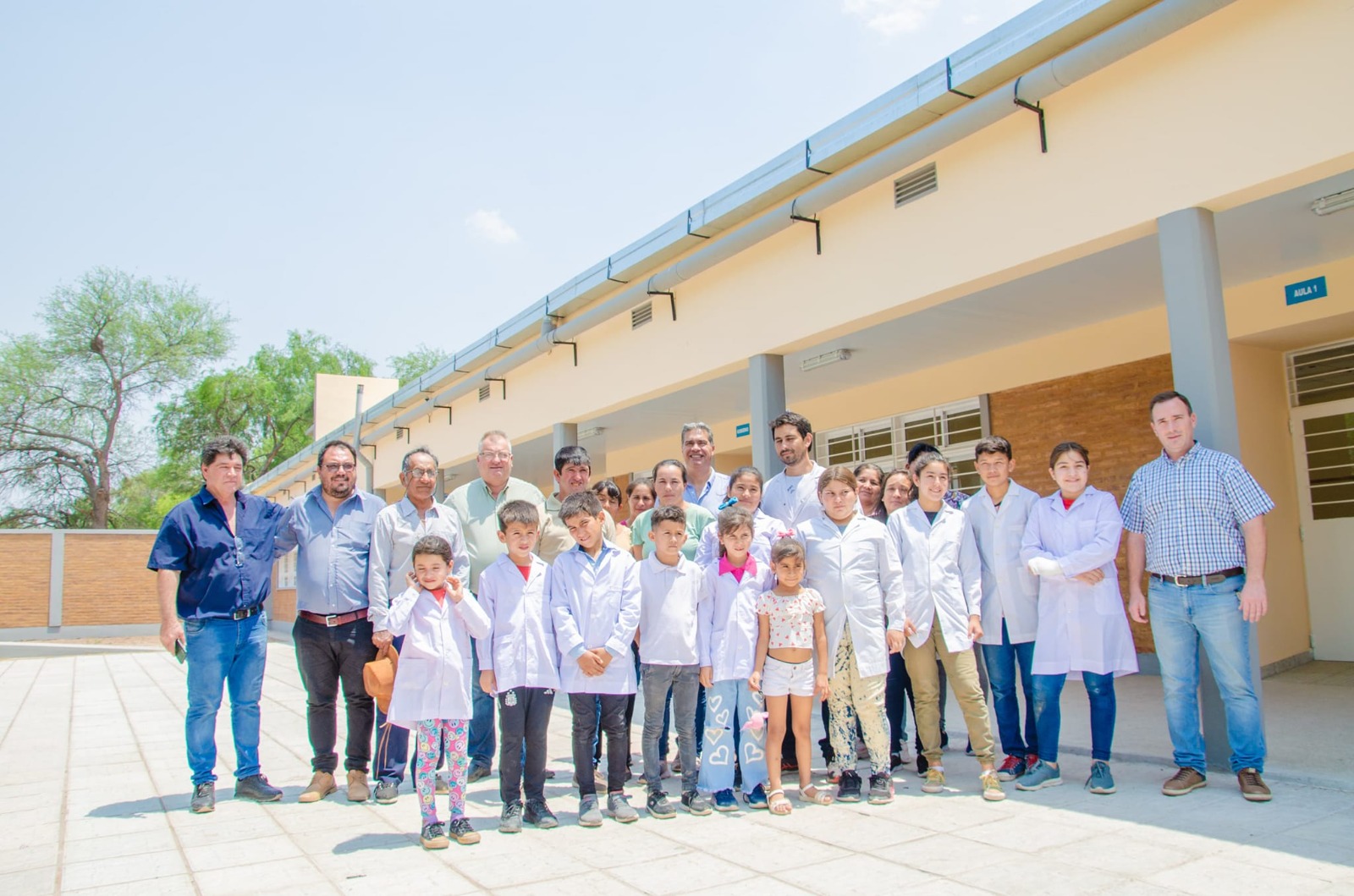 INFRAESTRUCTURA ESCOLAR HISTÓRICA: CAPITANICH INAUGURÓ OTRAS DOS ESCUELAS EN EL IMPENETRABLE.